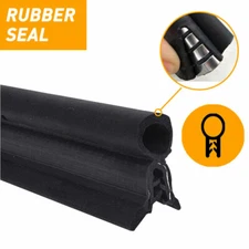 10FT Black Upright Shape Rubber Seal Weather Strip Trim Window Lock Trunk Hood A
