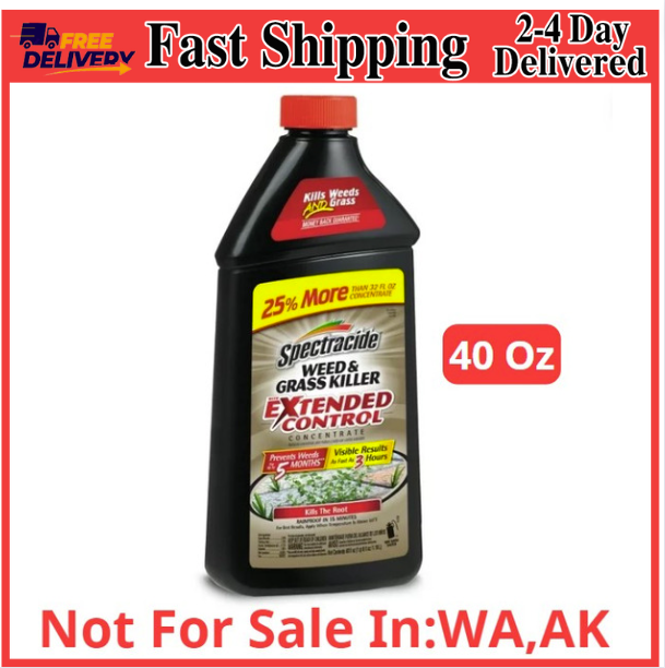 Spectracide Weed & Grass Killer with Extended Control Concentrate 40 oz