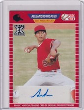 Alejandro Hidalgo 2021 Leaf Pro Set Red Autograph PS-AH1