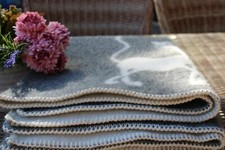 LAMB WOOL BLANKET, 100 NATURAL SHEEP WOOL BLANKET, WOOL THROW, ORGANIC, CATS