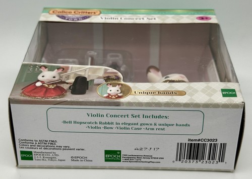 Sylvanian Families Calico Critters Town Violin Concert Set Bell Hopscotch Rabbit - Picture 8 of 9