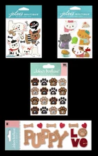 Jolee's DOGS & CATS Stickers FRENCH BULLDOGS KITTIES PUPPY LOVE PAW PRINTS PETS