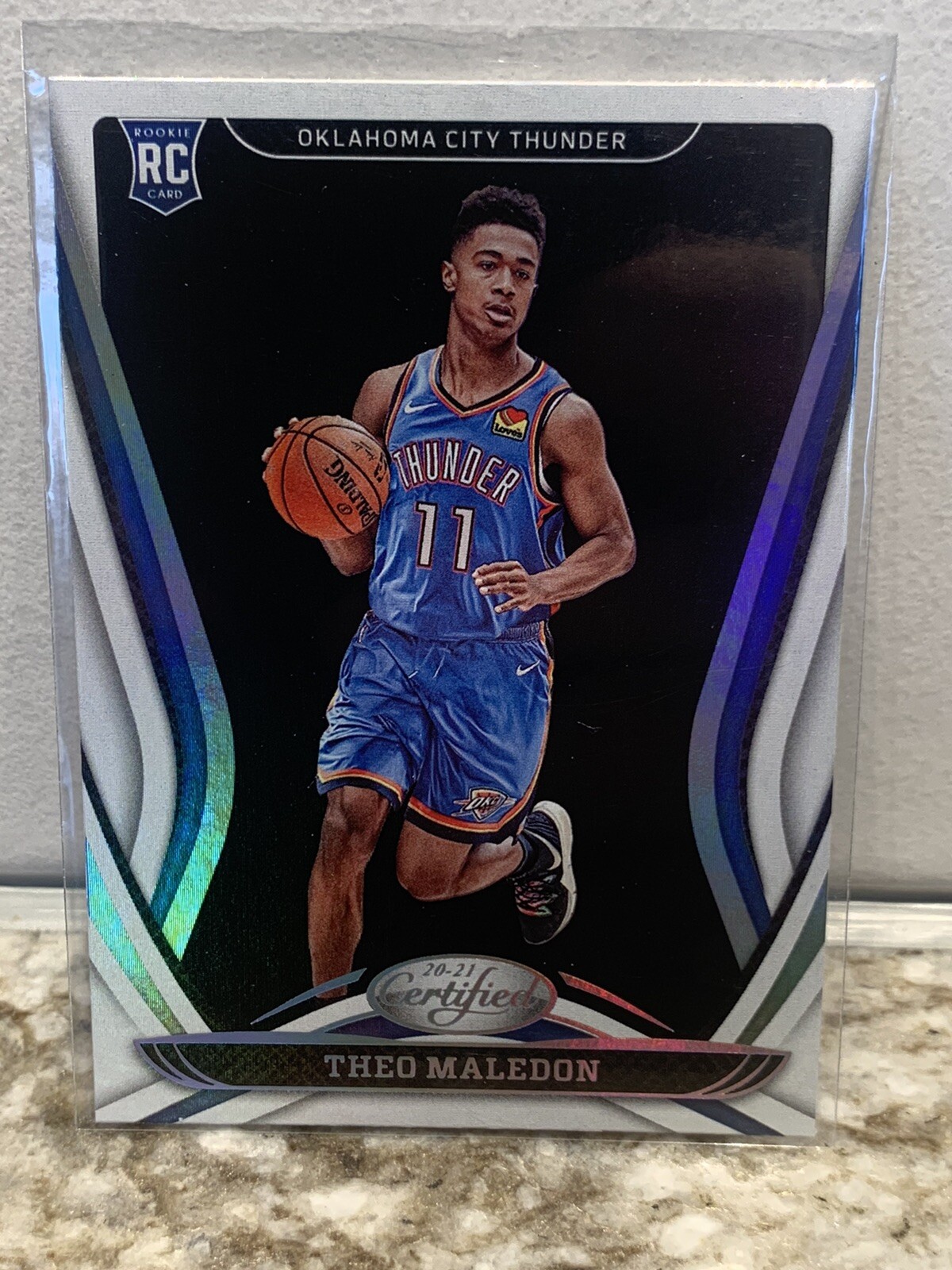 2020 - 2021 Certified Theo Maledon Mirror Foil RC No. 167