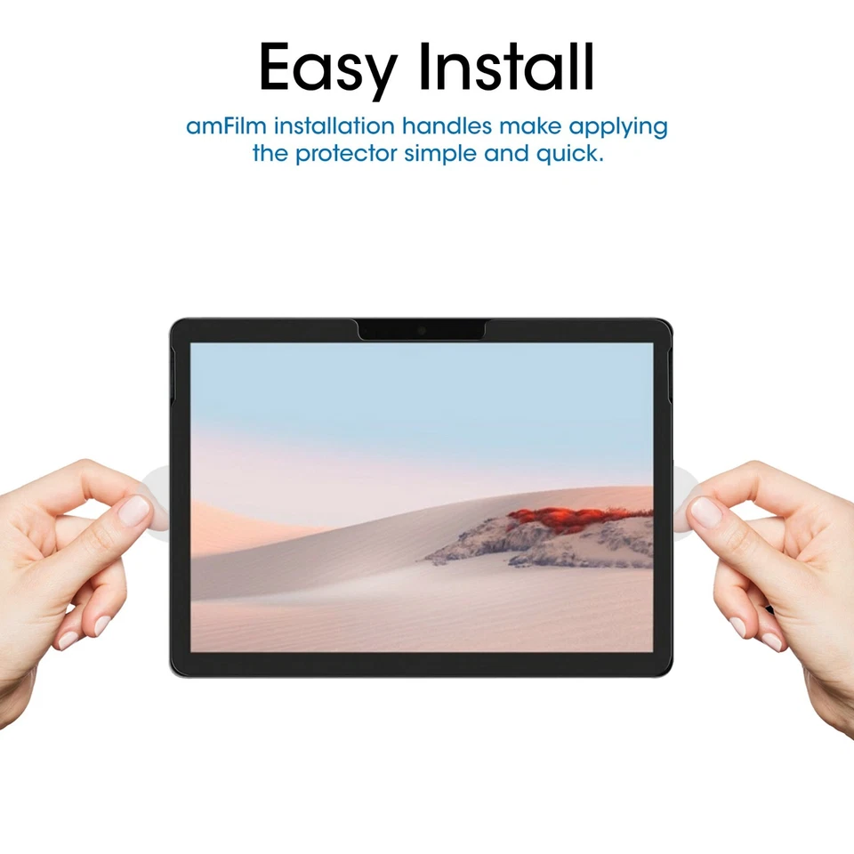 Microsoft Surface GO 4 / Go 2 / Go amFilm Tempered Glass Screen Protector (2PK) - Image 3 of 4