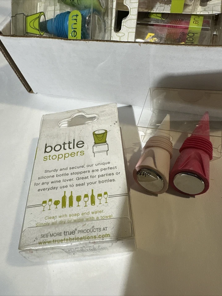 8 pacotes de rolhas de garrafa de silicone True Fabrications - Imagem 4 de 4