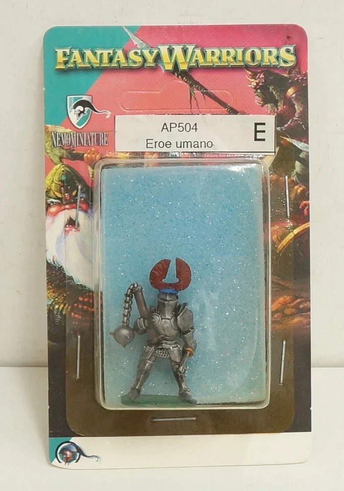 Fantasy Warriors: Eroe Umano AP504. Miniature in Metallo Dipinte. Colorazione...