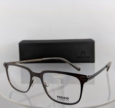 Brand New Authentic Rodenstock Eyeglasses RR 206 C Dark Copper Brown Frame