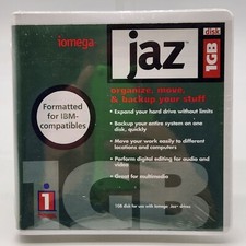 Iomega Jaz 1GB Disk Formatted for IBM Compatibles New Sealed NOS