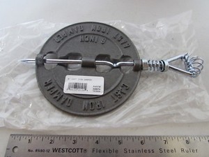 6” Wall Tent Cast Iron Wood Stove Pipe Damper Parkersburg Flue