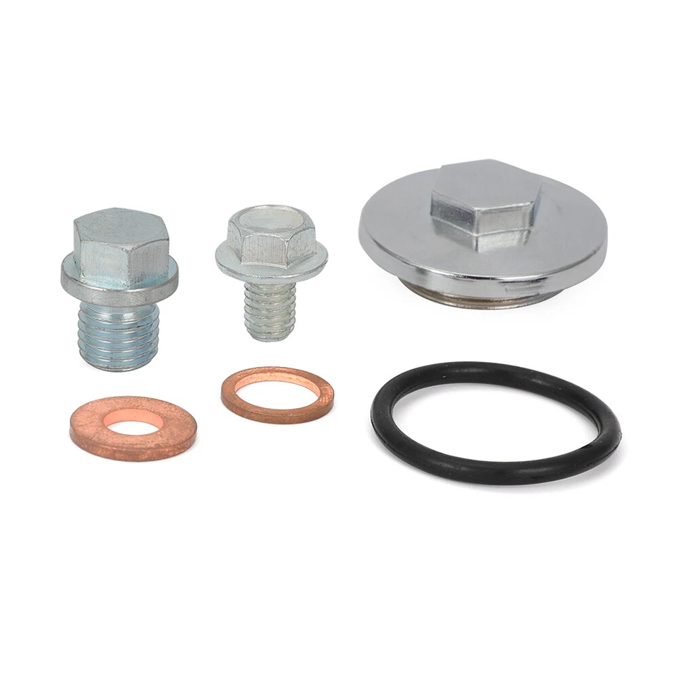 KIT DE PERNOS DE TAPÓN DE DRENAJE DE ACEITE MAGNÉTICO PARA MOTORES GY6 50cc QMB139 y 150cc 50cc Foto 2 de 4