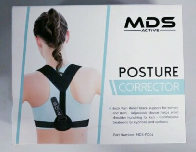 MDS Active (MDS-PC01) Adjustable Posture Support Corrector Brace UNISEX One Size