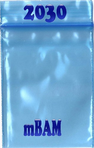 100 CONFEZIONI 4040 SACCHETTI COLORATI COLORE BLU MELA MINI ZIP 4.0x4.0" - Foto 7 di 10
