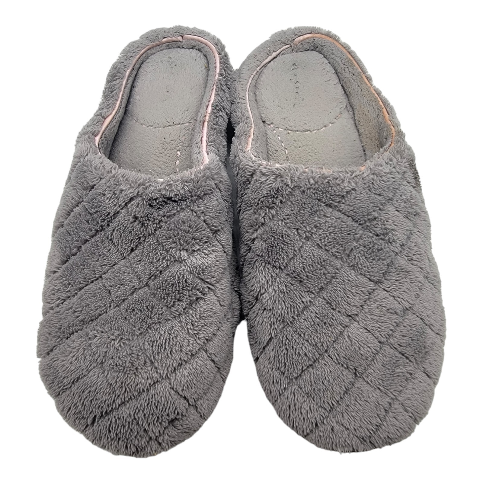 Dearfoam Shoes Women Size M 78 Leslie Quilted Microfiber Terry Clog