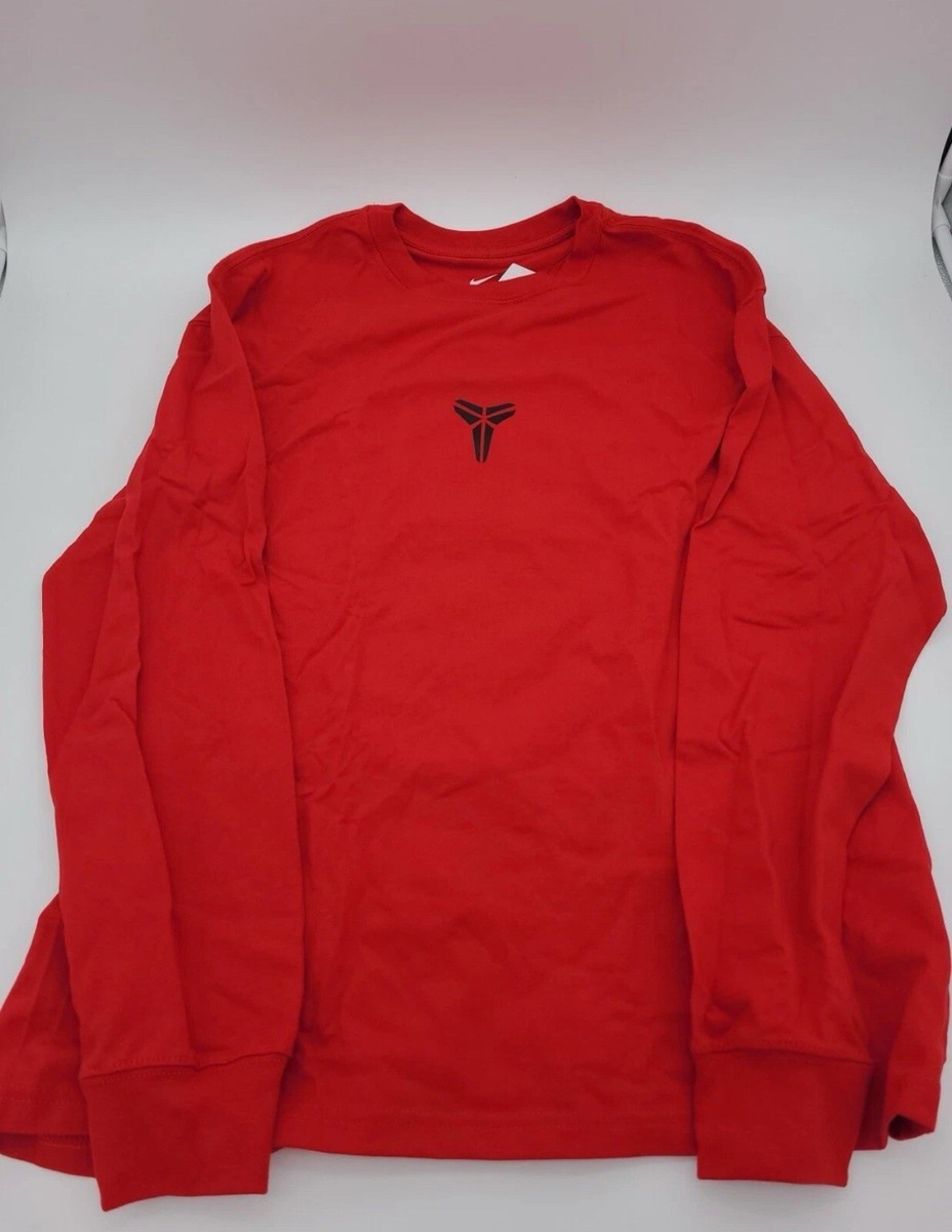Nike Kobe Year of Mamba Max90 Long Sleeve Shirt Size Medium Red