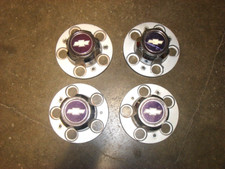 Cubierta de buje de tapa de llanta central de rueda de rally OEM Chevy Blazer K5 Ser (4) 5 orejetas