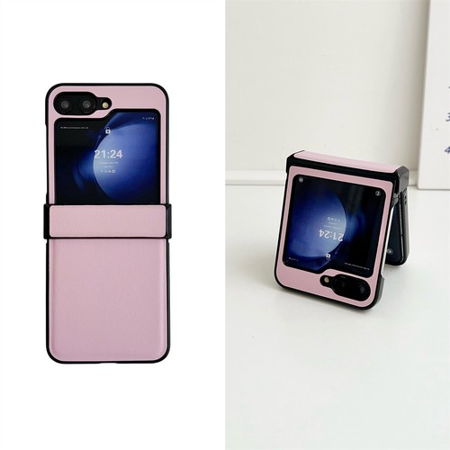 Fashion PU Leather Phone Protective Case Cover For Samsung Galaxy Z Flip 3 4 5 6 - Picture 20 of 34