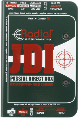 RADIAL JDI high performance passive transformer based direct box Single channel