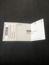 Nintendo interact Registration Card Insert