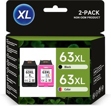 63XL Ink Cartridge Compatible For HP OfficeJet 3830 4650 4652 ENVY 4520 4516 Lot