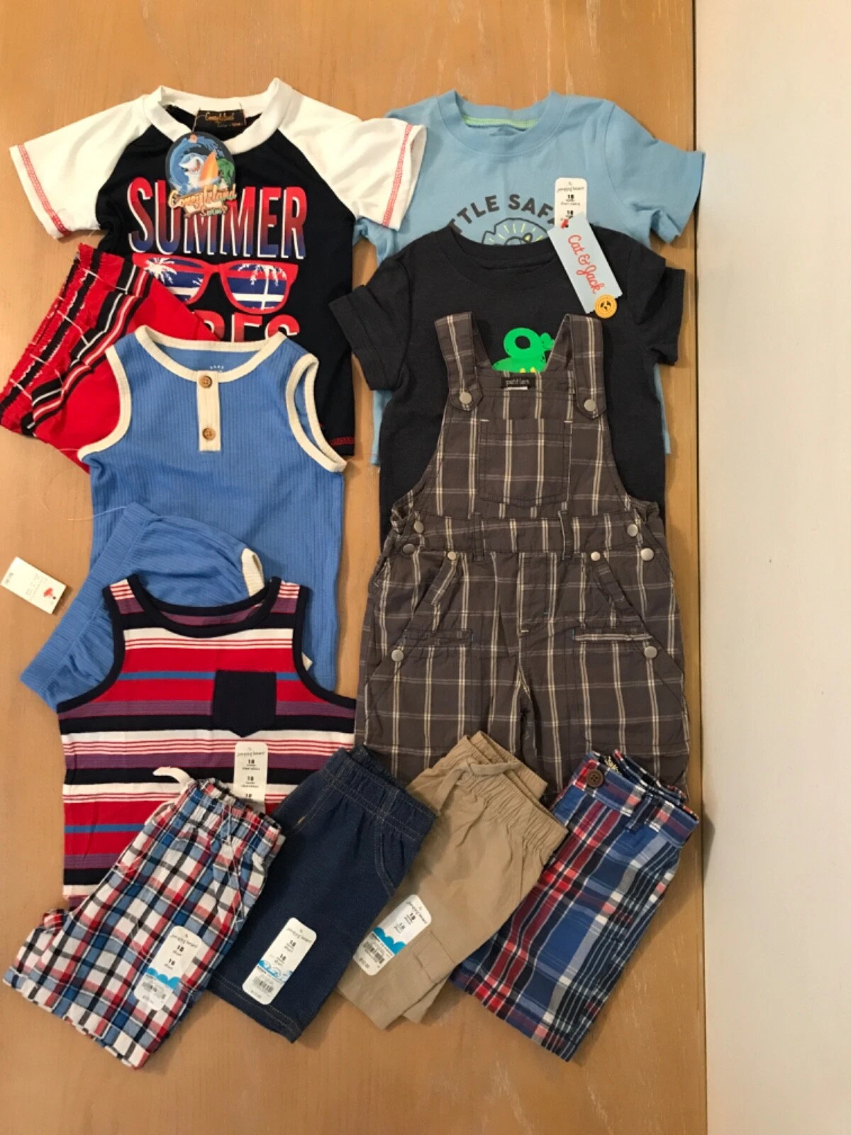 New! Jumping Beans, Others Infant Boys Clothing Lot of 11 (2 Used) Size 18 Month