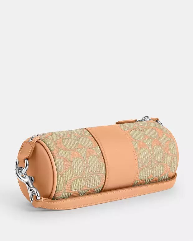 新作★COACH★Nolita Barrel Bag In Signature Jacquard CU003 Coach Nolita Barrel Bag In Signature Jacquard CU003 Faded