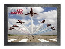 Red Arrows 22 Aerobatic Team Royal Air Force Poster Plane Sky Machine Picture 