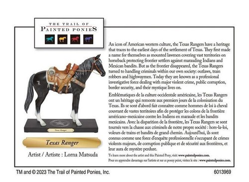 Texas Ranger Painted Pony Figurine - Bild 5 von 6