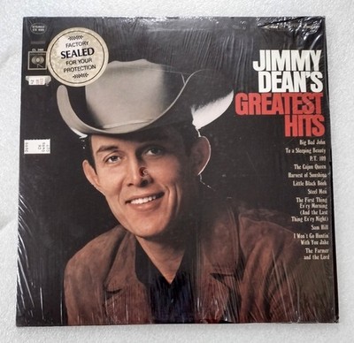 Jimmy Dean's Greatest Hits 1966 Stereo LP -- Free Shipping