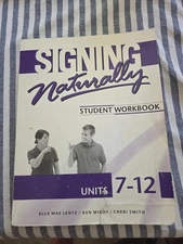 Signing Naturally by Ella Mae Lentz- (Paperback)-w/ 2 CD's, FAST SHIPPING