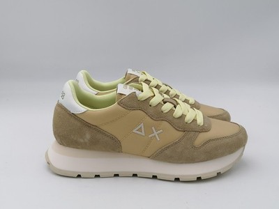 Schuhe Sneaker Damen SUN68  X Z36201 ALLY SOLID NAVY BLAU WEISS BEIGE