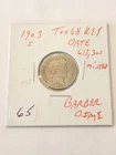 1903 S TOUGH KEY DATE HERE BARBER DIMES LOW MINTAGE 613,300 RARE