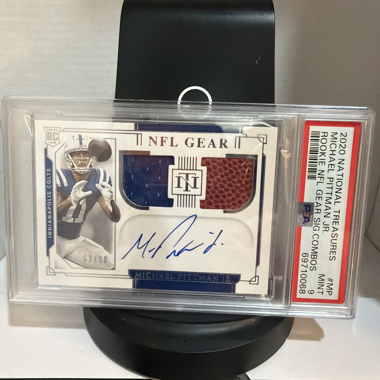 2020 National Treasures - Rookie Signature Michael Pittman Jr. #RSC-MP /99 (AU)