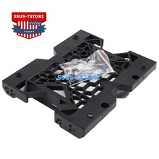 5.25" to 3.5" 2.5" SSD Hard Drive Bay Tray Cooling Fan Mounting Bracket For PC