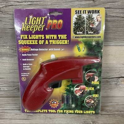 Light Keeper PRO Christmas Lights Pre lit Tree Incandescent Bulb Repair Tool