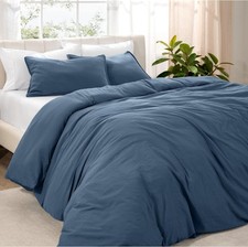 Microfiber Duvet Cover Set - Ultra Soft Washed Microfiber -
