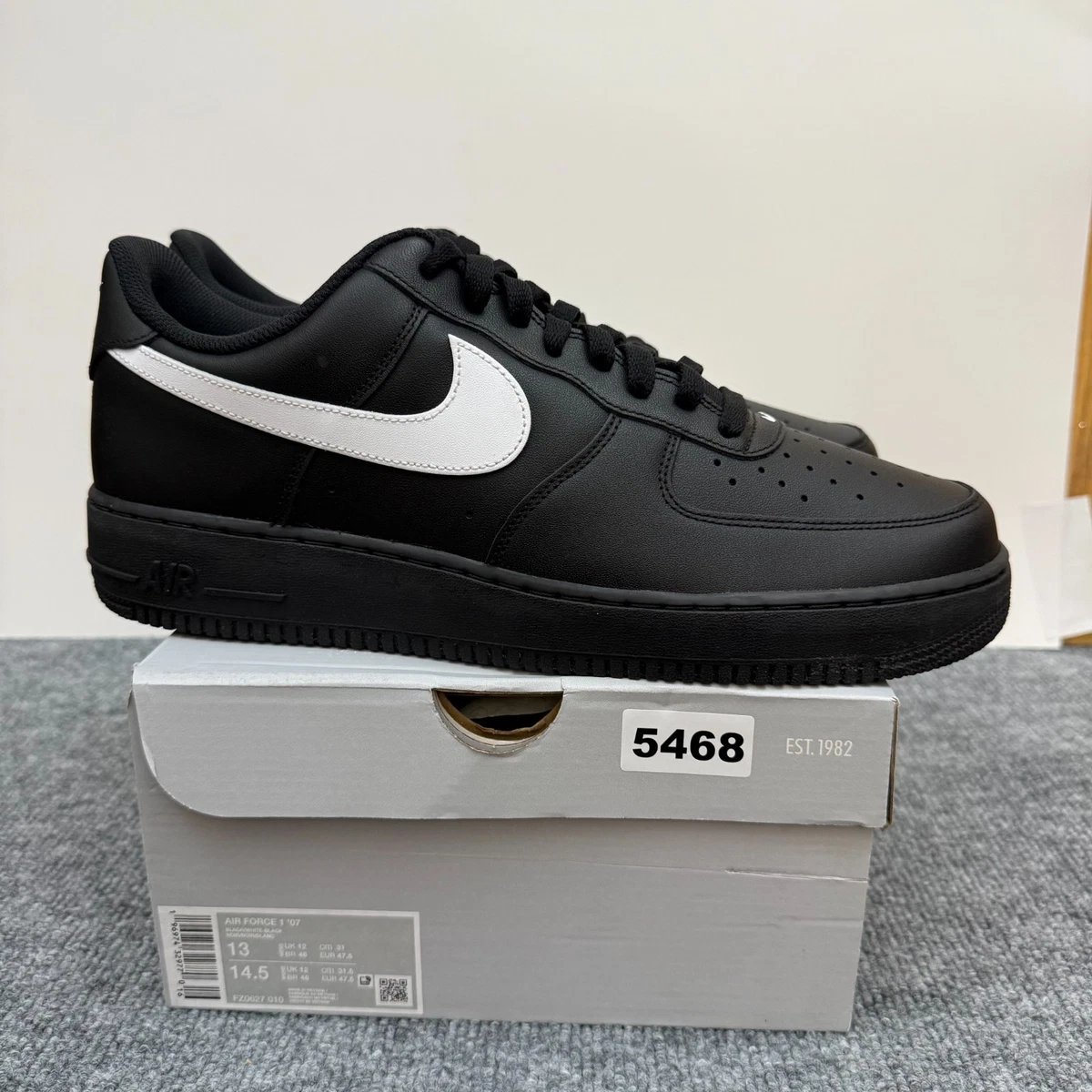 Nike Air Force 1 2023 Low Black White for Sale | Authenticity