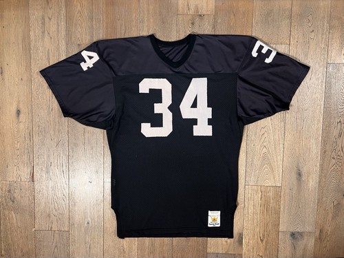 Vintage 80s Bo Jackson LA Raiders #34 MacGregor Sand Knit Jersey 48 XL