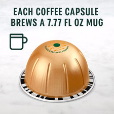 Starbucks by Nespresso Vertuo, Smooth Caramel Flavored Coffee, 30 Count