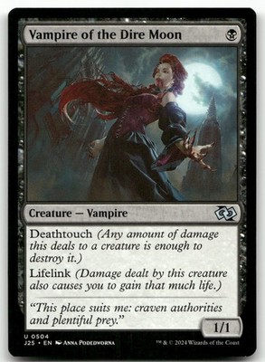 Vampire of the Dire Moon #504 (NM) Foundations Jumpstart J25 Magic MTG
