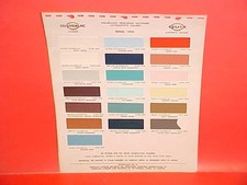 1958 Edsel Ranger Pacer Corsair Citation Convertible Bermuda Paint Chips Quix
