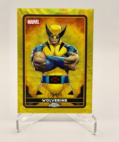 Topps 2025 Chrome Marvel Deadpool Wolverine #5 Serial Numbered 220/399