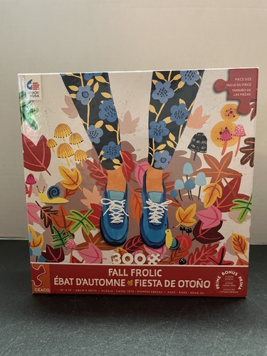 Ceaco 300 Piece Jigsaw Puzzle "Fall Frolic" with Poster 2023 by Emma Jayne - Picture 1 of 6
