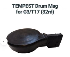 Milsig G63/t17 Drum Magazine TEMPEST Drum Mag for G3/T17 (32rd)