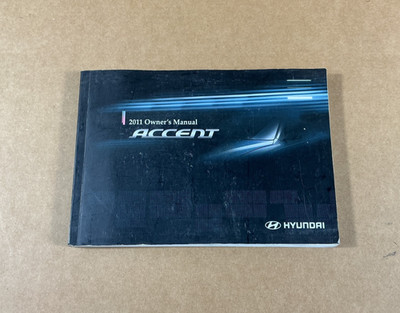 2011 Hyundai Accent Owner's Manual OEM