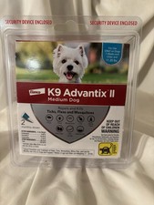 Advantix II for Medium 11-20 lbs Dogs 2 Monthly Dose Pack New Sealed