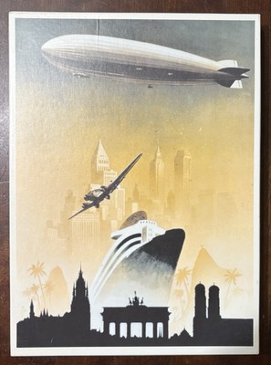  A Pleasant Trip to Germany  1930s Zeppelin Jigsaw Puzzles By Ravensburger