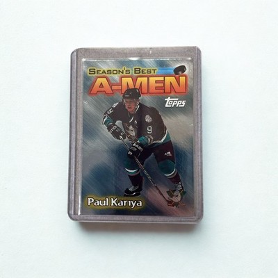 1999-00 Topps Chrome Paul Kariya #AM3 Season's Best A-Men HOF Insert