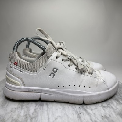 On Cloud On The Roger Advantage White Running Shoes Women's Size 7 48.99452