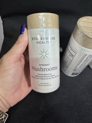 Stonehenge Dynamic Health Mushrooms 1,400 mg Mushroom Complex EXP 07/27