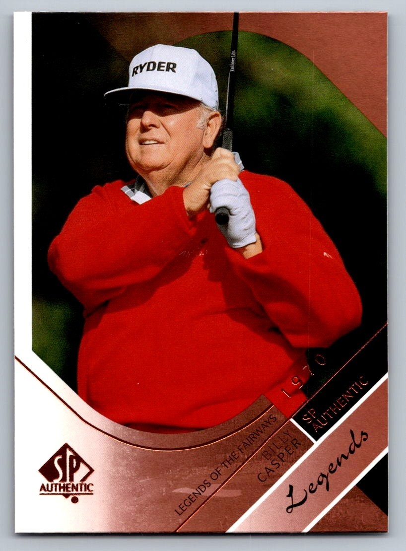 2003 UPPER DECK SPA GOLF CARD LEGENDS #37 BILLY CASPER